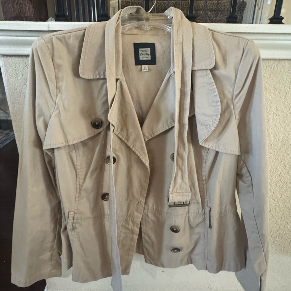 Old Navy Classic Tan Trench Coat